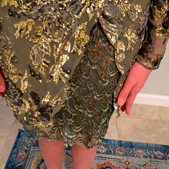 One of eight produced vintage Valentino Boutique cocktail dresses. Worn once. - Picture 4 of 6